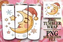 SERENE GIFT 20oz TUMBLER WRAP, Cute Christmas Product Image 1