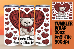 TRENDY 20oz Sublimation Artwork , Valentines Day Product Image 1