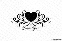 Forever yours SVG | SVG Cut files | Cricut Product Image 1