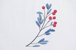 Cute Boho Christmas Watercolor Clipart PNG Product Image 1