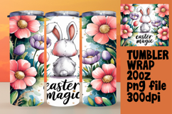 Sublimation Designs for 20oz Tumbler , Easter Product Image 1