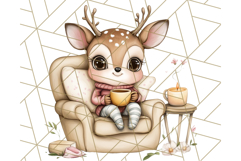 Warm &amp; Fuzzy Mornings PNG Clipart, Cozy Animal Art Download Product Image 5