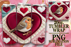 LUMINOUS DREAMS 20oz TUMBLER WRAP, Valenines Animals Product Image 1