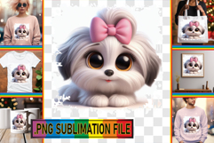 Joyful TSHIRT Magic PNG, 3D Dog Product Image 1