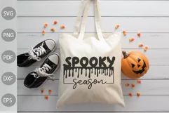 Spooky Season SVG Design , Halloween Quote SVG Cut Files Product Image 3