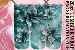 Spring Fling Sublimation Tumbler Wrap Design Blooming 20oz Product Image 1