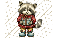 Christmas Animal Clipart, Festive Animals in Holiday Outfits Product Image 5