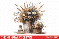 Spring Flowers Clipart Product Image 1
