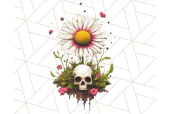 Floral Punk Frogs PNG - Neon Reble Grunge Amphibians Clipart Product Image 5