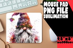 SprPlayful Gnome Sublimation Mouse Pad - Springtime Edition Product Image 1