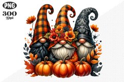 Halloween Gnomes Sublimation - Clipart PNG Design Product Image 1