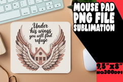 Unique Mouse Mat Sublimation, Religious Product Image 1
