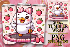Happy memories 20oz tumbler wrap, Cute Goose Product Image 1