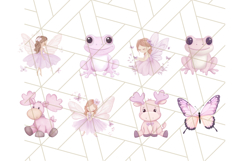 Pastel Purple Fairy Garden Clipart Enchanted Cottagecore Png Product Image 5