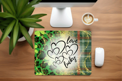 Love and Lucky Handwritten St Patrick’s Day Mouse Pad PNG Su Product Image 1