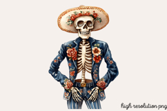 Da de Los Muertos Sublimation PNG Product Image 1