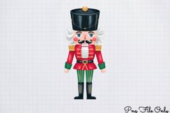 Cute Nutcracker Watercolor Clipart PNG Product Image 1