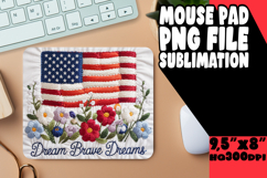 ENCHANTED MOUSE MAT MAGICAL DESIGN, Patriotic Product Image 1