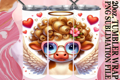 Unique horizons 20oz tumbler wrap, Valentines Product Image 1