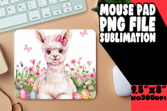 VIBRANT MOUSE PAD SUBLIMATION PNG, Cute Easter Product Image 1