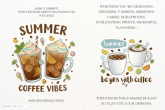 Summer Coffee Clipart Product Image 3