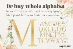 Boho Wedding Letter M Product Image 3