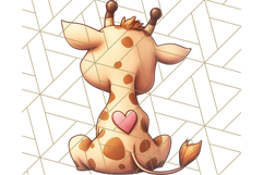 Cute Back View Sitting Animal Clipart PNG From Behind Product Image 5