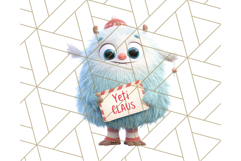 Holiday Yeti Village PNG Clipart, Cute Winter Clip Art Product Image 5