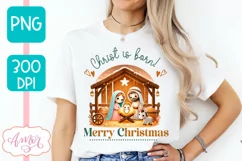 Christmas nativity PNG sublimation, Christmas Christian PNG Product Image 4