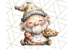 Fall Gnome Clipart PNG Cute Thanksgiving Gnomes Product Image 5