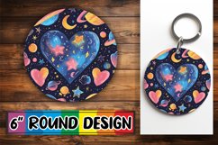 Joyful Heart Pattern Sublimation Product Image 1