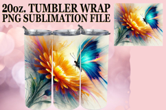Magical Nights 20oz tumbler wrap, Butterfly Product Image 1