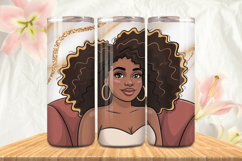 Black Girl Magic Black Woman Positive mind 20oz Tumbler wrap Product Image 1