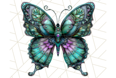 Metallic Butterfly Clipart PNG Clipart, Vibrant Butterfly Product Image 5