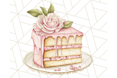 Pastel Tea Clip Art PNG with Sweets and Floral Accents Png Product Image 5