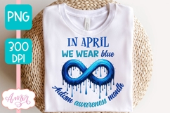 Autism Awareness Month PNG sublimation design Product Image 2