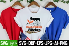 Happy Halloween Witches SVG Cut File,Happy Halloween Witches Product Image 3