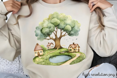 Charming Fairy Woodland Animals Clipart PNG Product Image 1