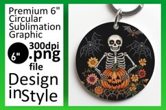 Bright Circle Design Coaster Artwork , Halloween Product Image 1