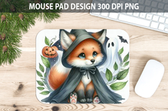 Watercolor Fox Mouse Pad Sublimation - Animal PNG Product Image 1