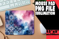 Whimsical Mouse Pad Ideas for Gifts, Watercolor Patter Product Image 1