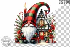 Christmas Gnome Sublimation - Clipart PNG Design Product Image 1