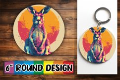Vintage Wildlife Round Sublimation Variety Product Image 1