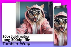 Whisker-tastic Tumbler Wrap: Sublimation Wonders Product Image 1