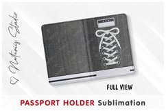 2 Sneaker patterns - Passport Holder sublimation. Product Image 3