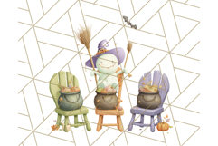 Halloween Costume Parade Clipart PNG with Monsters Clip Art Product Image 5