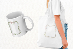 Easter Lily of the Valley Frames Clipart Product Image 3