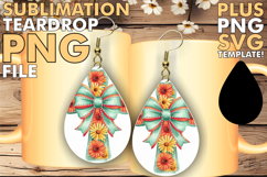 Cozy TEARDROP Earrings Design Ideas, Flower Cross Product Image 1
