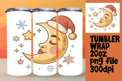 Sublimation Tumbler Template , Cute Christmas Product Image 1