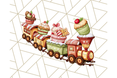 Cozy Christmas Bakery Clipart PNG, Holiday Cookie Art Product Image 5